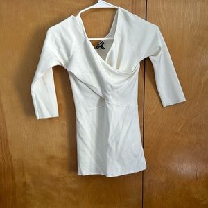 Brand new express cream color shirt size medium